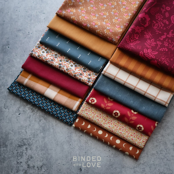 Russet & Rose Bundle | Curated 14 Fat Quarter Bundle
