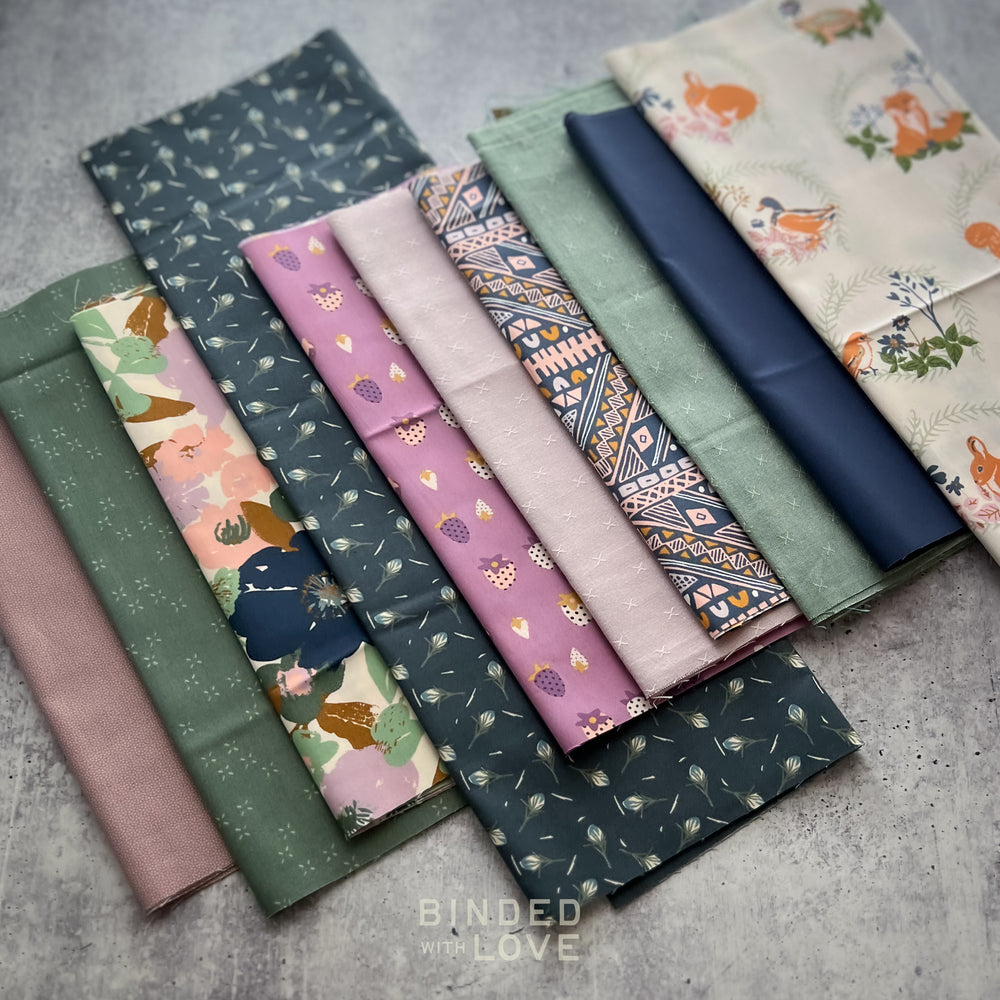 Curated Remnant Bundle | 10 Fabric End of Bolt Quilting Bundle | One of a Kind | REMNANT BUNDLE-198