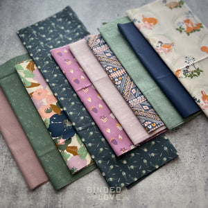 Curated Remnant Bundle | 10 Fabric End of Bolt Quilting Bundle | One of a Kind | REMNANT BUNDLE-198