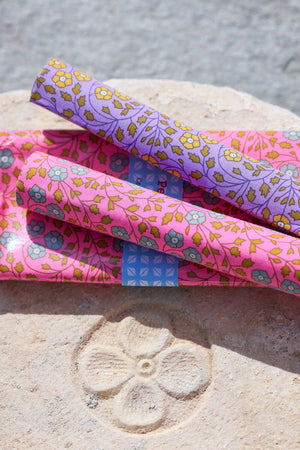 Aziza Lilac Cotton Fabric Coupon