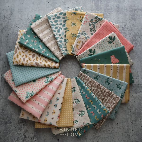 Wildwood by Ann Gardner for Cloud9 Fabrics | Full Collection 19 Prints | Organic Quilting Cotton | Fat Quarter or Half Yard Bundle