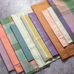 Curated Remnant Bundle | 11 Fabric End of Bolt Quilting Bundle | One of a Kind | REMNANT BUNDLE-134