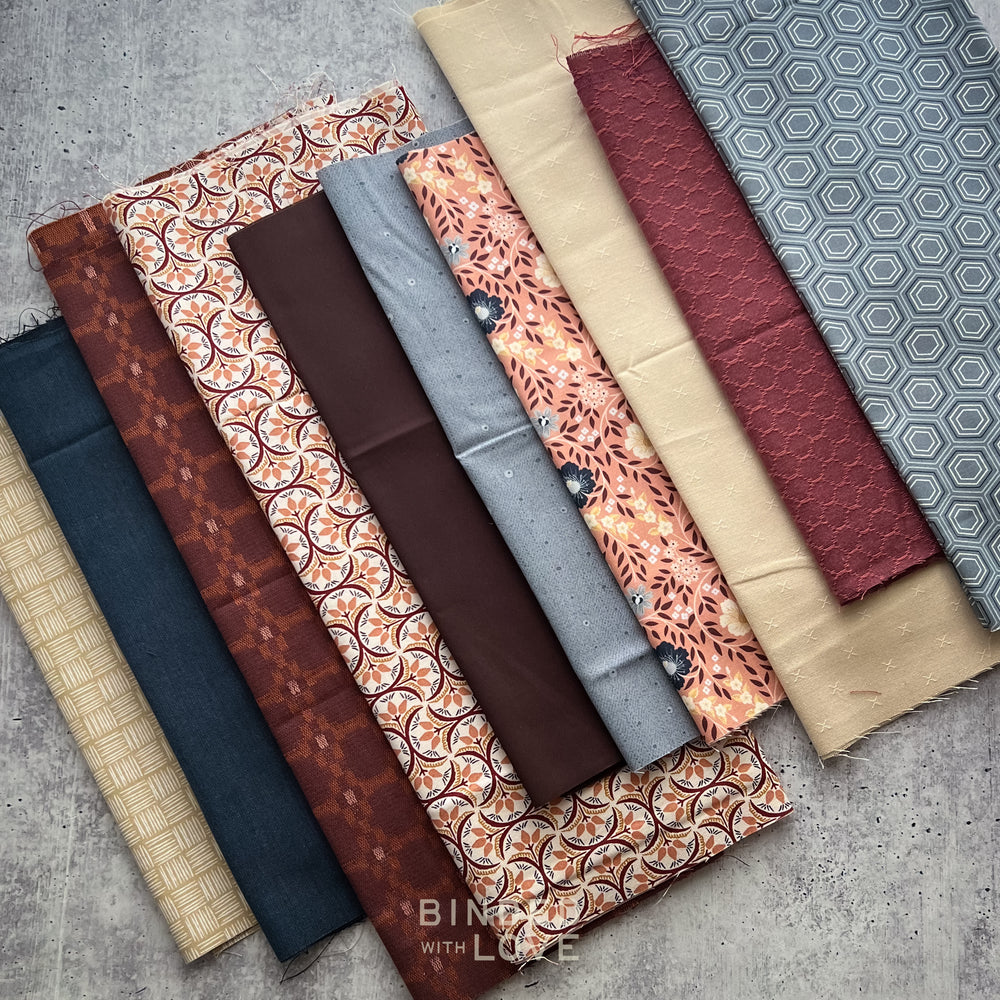Curated Remnant Bundle | 10 Fabric End of Bolt Quilting Bundle | One of a Kind | REMNANT BUNDLE-208