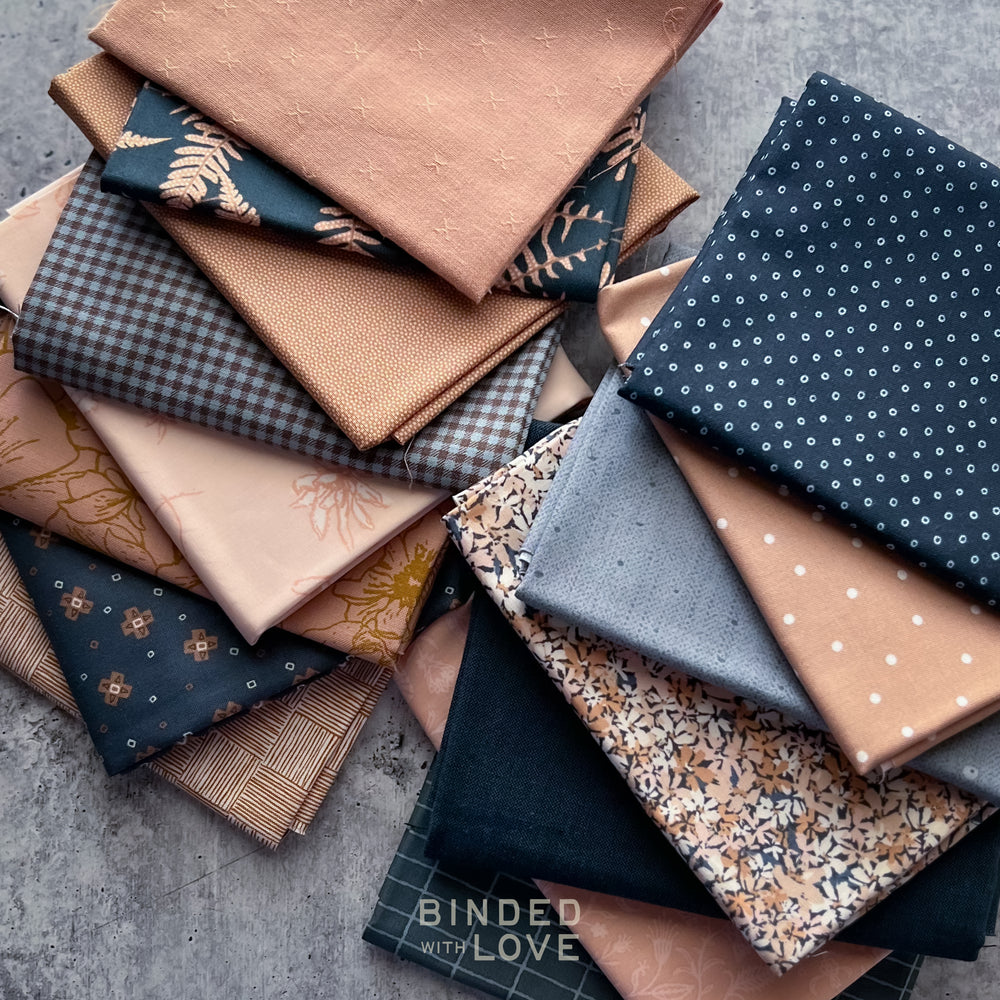 Dusty Rosewood Bundle | Curated 15 Fat Quarter Bundle