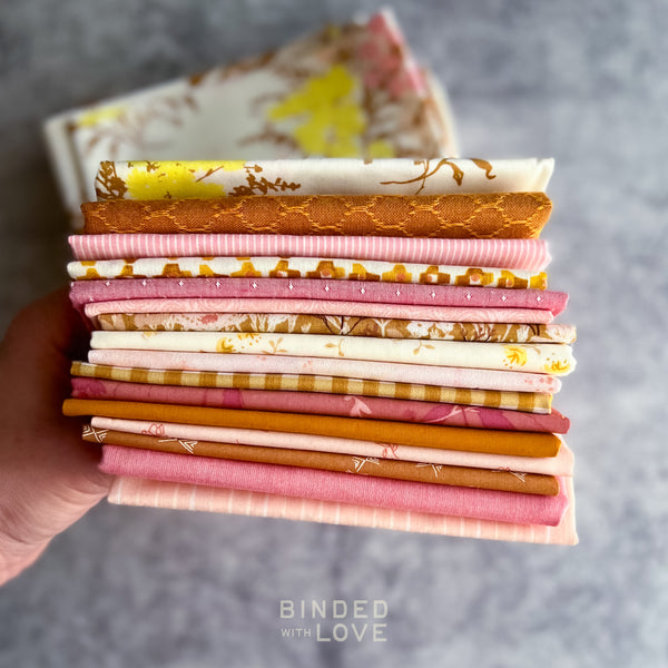 Honeyblush Bundle | Curated 16 Fat Quarter Bundle