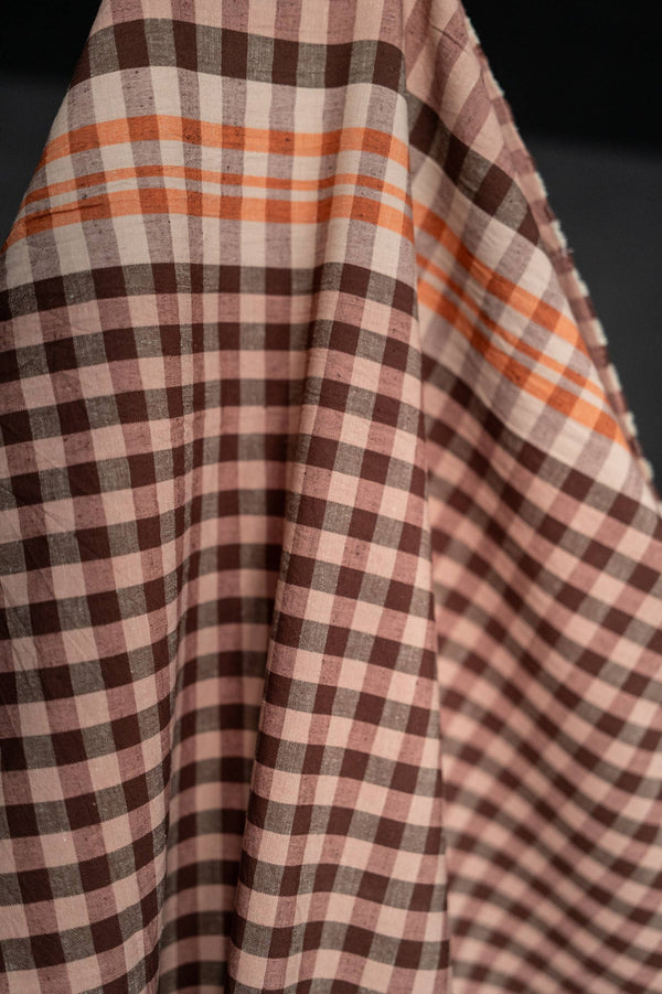 Flavour Notes Cotton/Linen Check