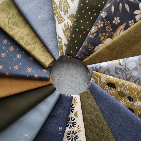 Woodland Hush Bundle | Curated 16 Fat Quarter Bundle