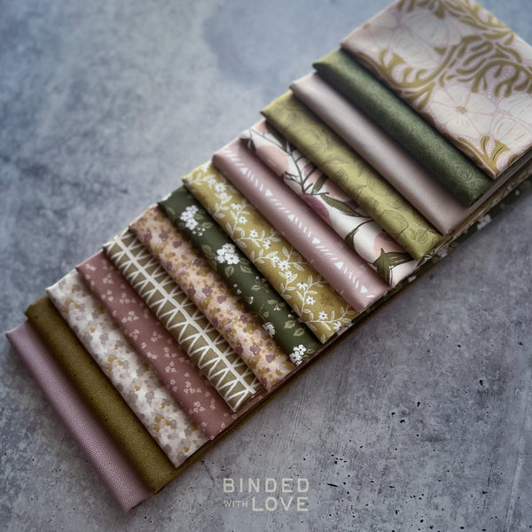 Pressed Petals Bundle | Curated 14 Fat Quarter Bundle