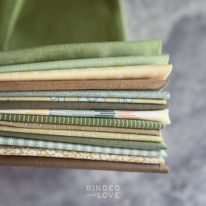 Moss & Linen Bundle | Curated 15 Fat Quarter Bundle
