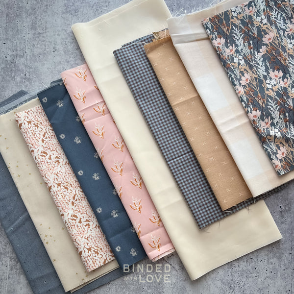 Curated Remnant Bundle | 10 Fabric End of Bolt Quilting Bundle | One of a Kind | REMNANT BUNDLE-203