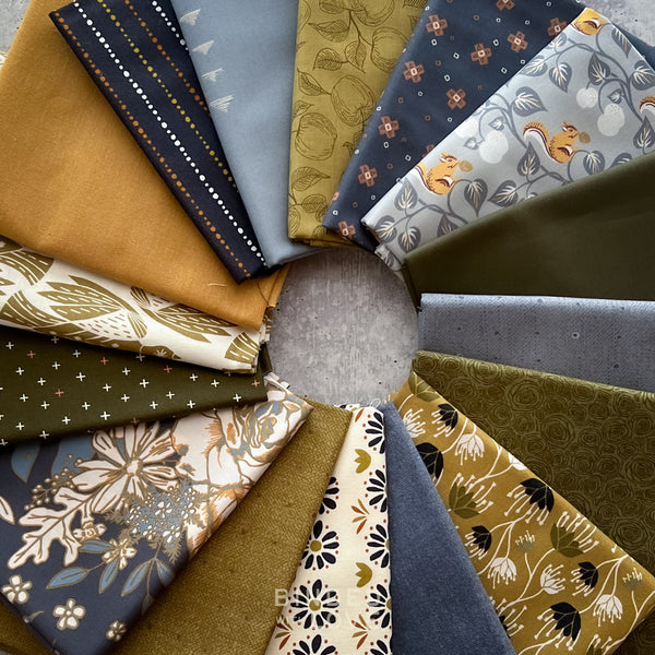 Woodland Hush Bundle | Curated 16 Fat Quarter Bundle