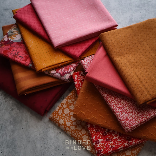 Rosy Outlook Bundle | Curated 12 Fat Quarter Bundle