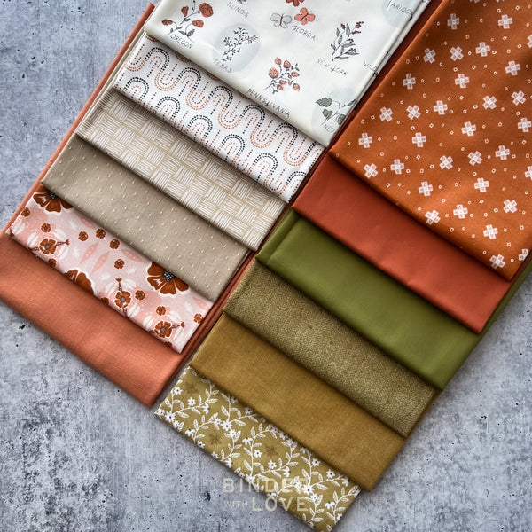 Golden Orchard | Curated 12 Fat Quarter Bundle | BUNDLE-289