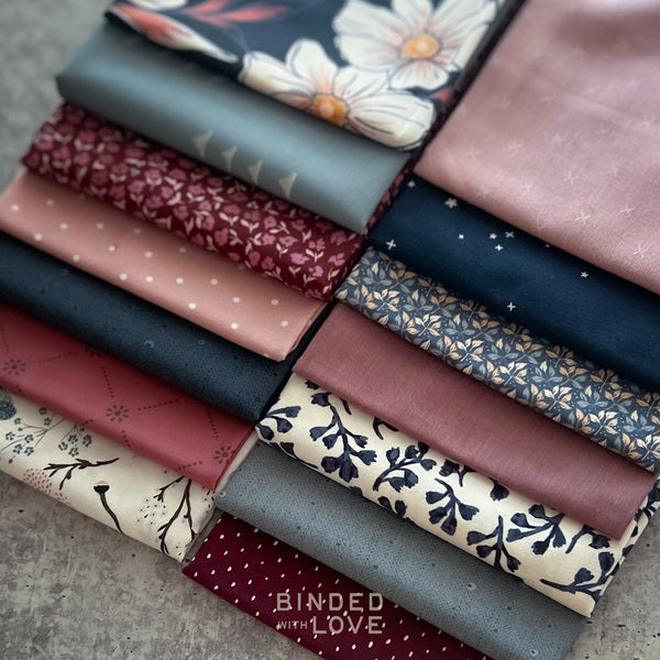 Dusky Bloom Bundle | Curated 14 Fat Quarter Bundle