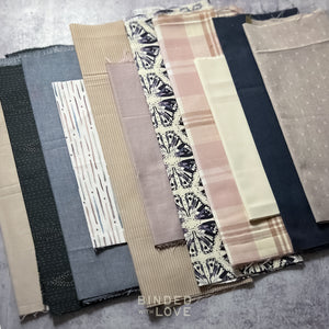 Curated Remnant Bundle | 11 Fabric End of Bolt Quilting Bundle | One of a Kind | REMNANT BUNDLE-144