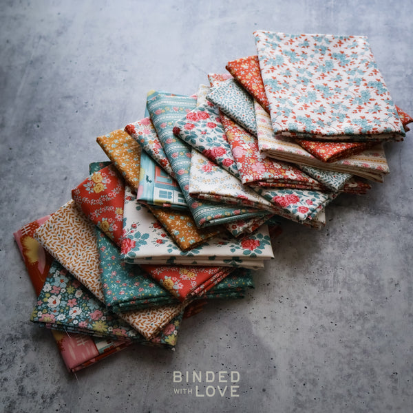 Tilda Village Life Autumn Colorway Bundle | Precut Bundle | 17 Prints | Fat Quarter Bundle | Half Yard Bundle