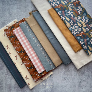 Curated Remnant Bundle | 10 Fabric End of Bolt Quilting Bundle | One of a Kind | REMNANT BUNDLE-226