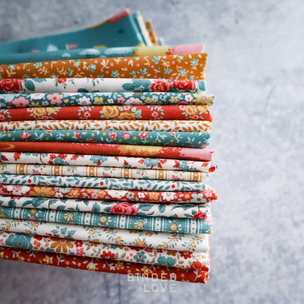 Tilda Village Life Autumn Colorway Bundle | Precut Bundle | 17 Prints | Fat Quarter Bundle | Half Yard Bundle