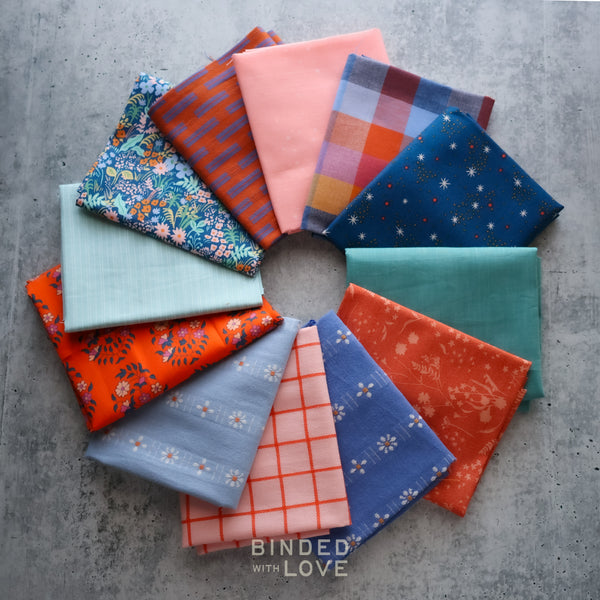 Postcard Summer Bundle | Curated 12 Fat Quarter Bundle