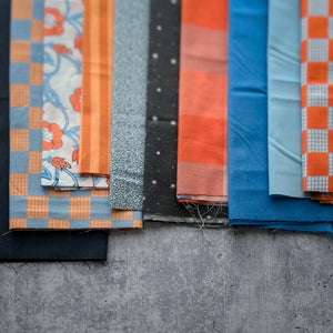 Curated Remnant Bundle | 10 Fabric End of Bolt Quilting Bundle | One of a Kind | REMNANT BUNDLE-215