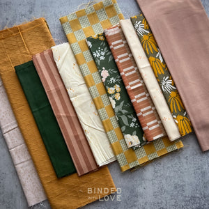 Curated Remnant Bundle | 11 Fabric End of Bolt Quilting Bundle | One of a Kind | REMNANT BUNDLE-171