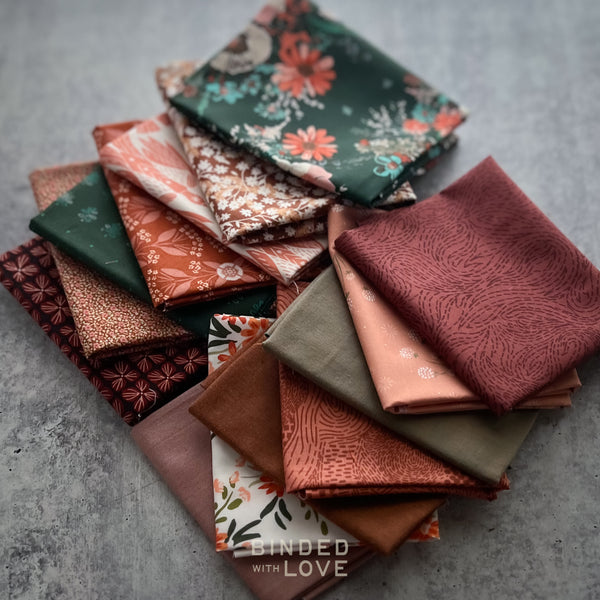 Cedar Rose Bundle | Curated 14 Fat Quarter Bundle
