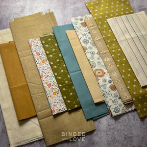 Curated Remnant Bundle | 11 Fabric End of Bolt Quilting Bundle | One of a Kind | REMNANT BUNDLE-156