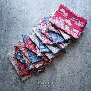 Tilda Village Life Winter Colorway Bundle | Precut Bundle | 17 Prints | Fat Quarter Bundle | Half Yard Bundle