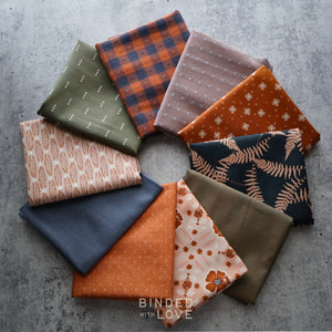 Copper Fern Bundle | Curated 10 Fat Quarter Bundle