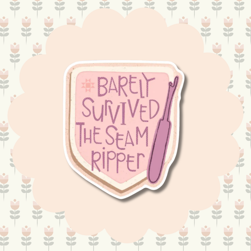 Barely Survived Vinyl Sticker