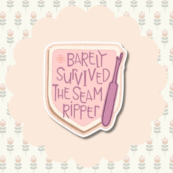 Barely Survived Vinyl Sticker