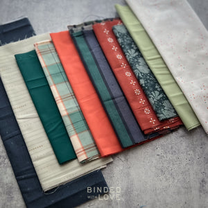 Curated Remnant Bundle | 10 Fabric End of Bolt Quilting Bundle | One of a Kind | REMNANT BUNDLE-211