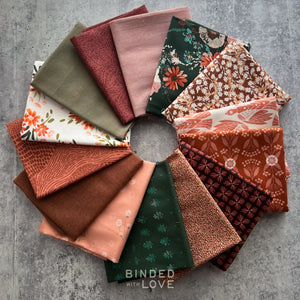 Cedar Rose Bundle | Curated 14 Fat Quarter Bundle