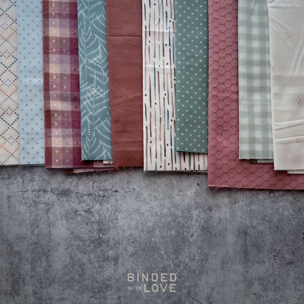 Curated Remnant Bundle | 10 Fabric End of Bolt Quilting Bundle | One of a Kind | REMNANT BUNDLE-236