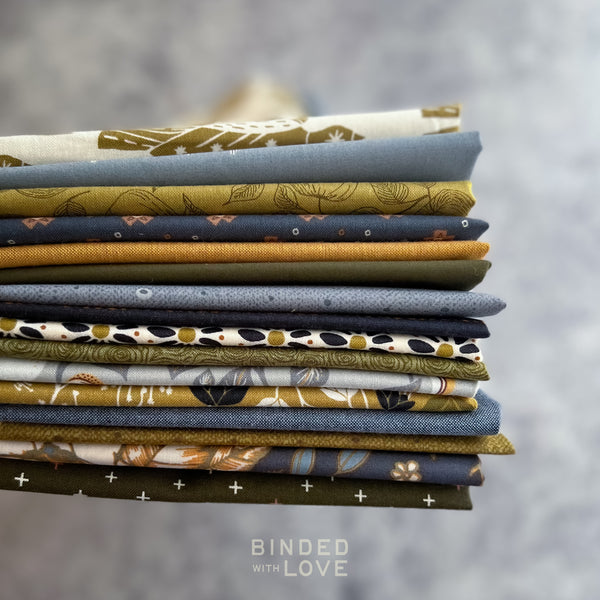 Woodland Hush Bundle | Curated 16 Fat Quarter Bundle
