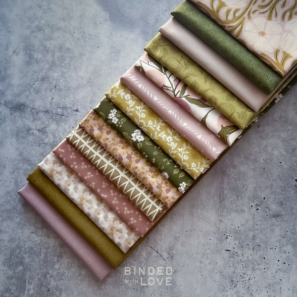 Pressed Petals Bundle | Curated 14 Fat Quarter Bundle