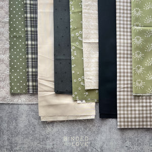 Curated Remnant Bundle | 10 Fabric End of Bolt Quilting Bundle | One of a Kind | REMNANT BUNDLE-192