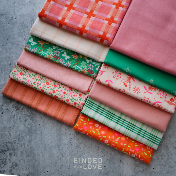 Peaches & Clover Bundle | Curated 12 Fat Quarter Bundle
