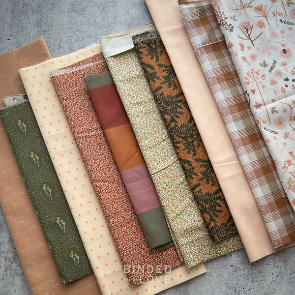 Curated Remnant Bundle | 10 Fabric End of Bolt Quilting Bundle | One of a Kind | REMNANT BUNDLE-202