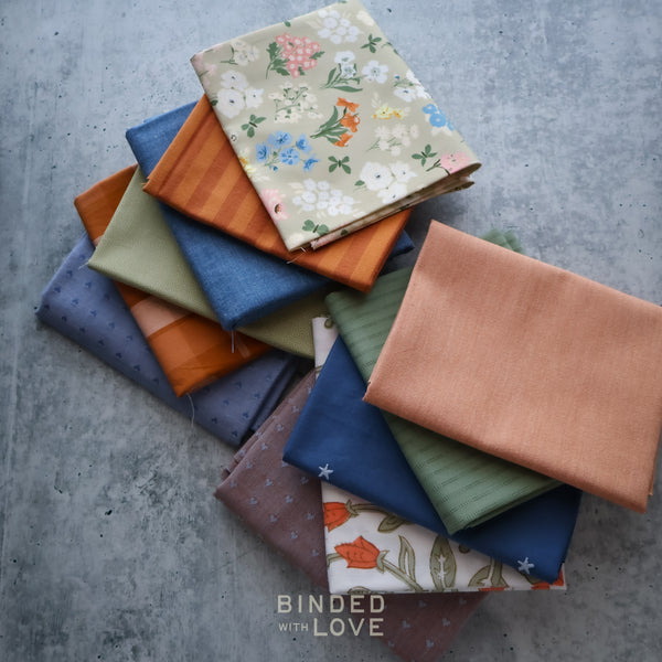 Golden Hour Garden Bundle | Curated 11 Fat Quarter Bundle