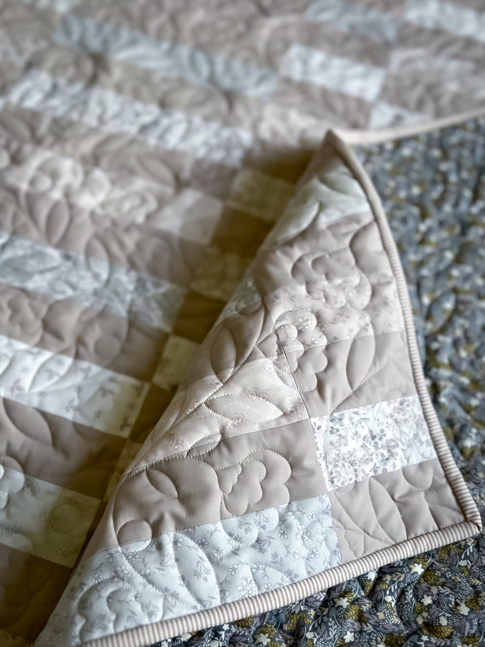 Madeline Quilt Kit – Large Throw (62” x 75”) | Neutral Quilt Kit | Beginner Friendly