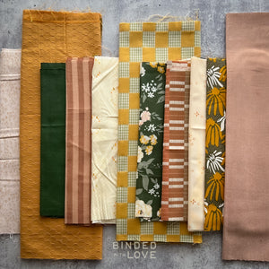 Curated Remnant Bundle | 11 Fabric End of Bolt Quilting Bundle | One of a Kind | REMNANT BUNDLE-171