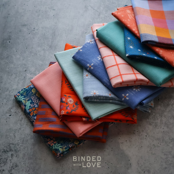 Postcard Summer Bundle | Curated 12 Fat Quarter Bundle