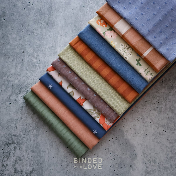Golden Hour Garden Bundle | Curated 11 Fat Quarter Bundle