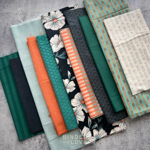 Curated Remnant Bundle | 11 Fabric End of Bolt Quilting Bundle | One of a Kind | REMNANT BUNDLE-167