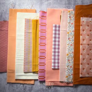 Curated Remnant Bundle | 12 Fabric End of Bolt Quilting Bundle | One of a Kind | REMNANT BUNDLE-150