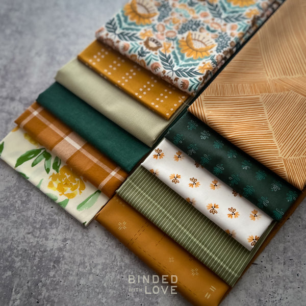 Amber Fern Bundle | Curated 11 Fat Quarter Bundle