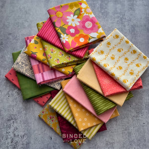 Strawberry Picnic Bundle | Curated 17 Fat Quarter Bundle