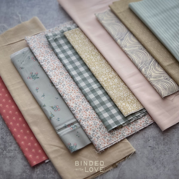 Curated Remnant Bundle | 10 Fabric End of Bolt Quilting Bundle | One of a Kind | REMNANT BUNDLE-231