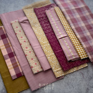 Curated Remnant Bundle | 10 Fabric End of Bolt Quilting Bundle | One of a Kind | REMNANT BUNDLE-223